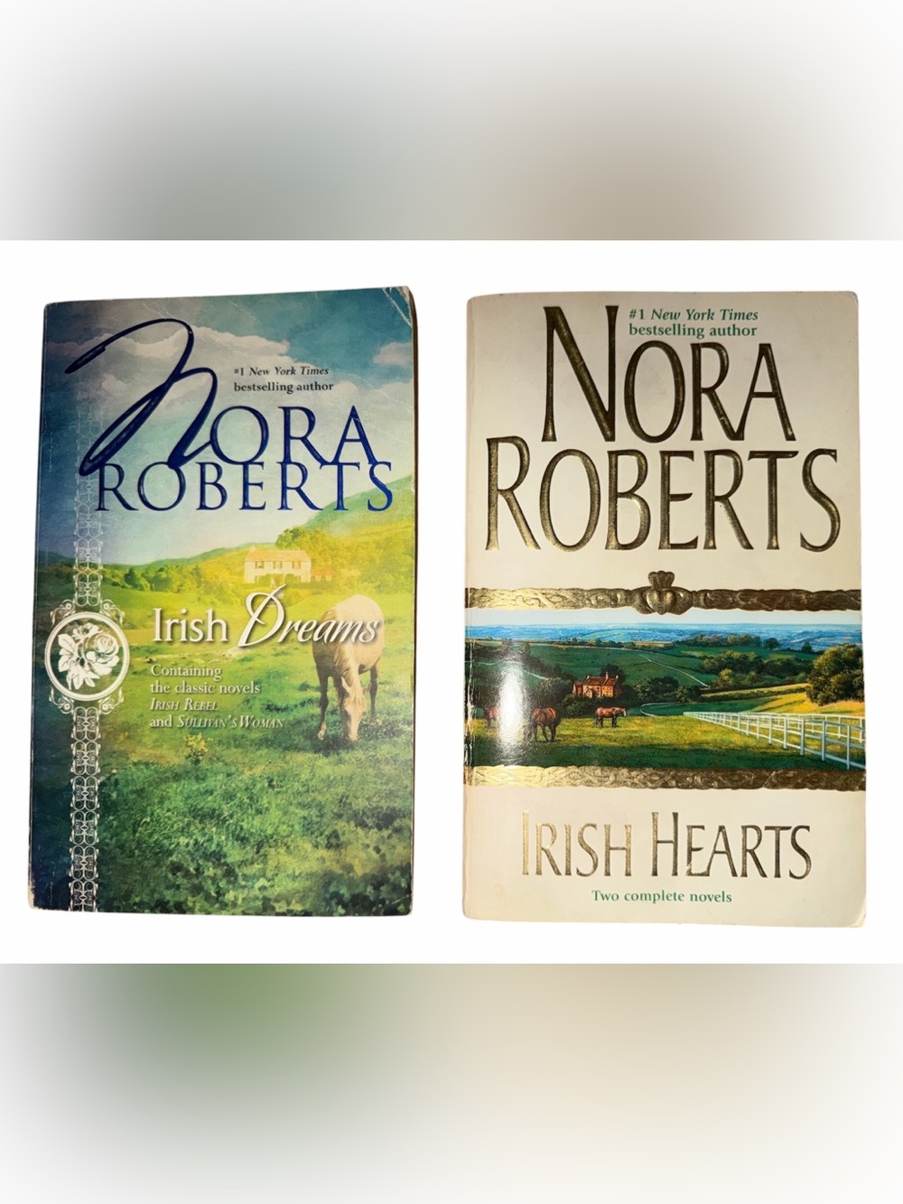 Nora Roberts Irish Dreams Irish Hearts Book Bundle